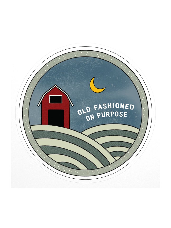 Old Fashioned on Purpose Sticker product image (1)
