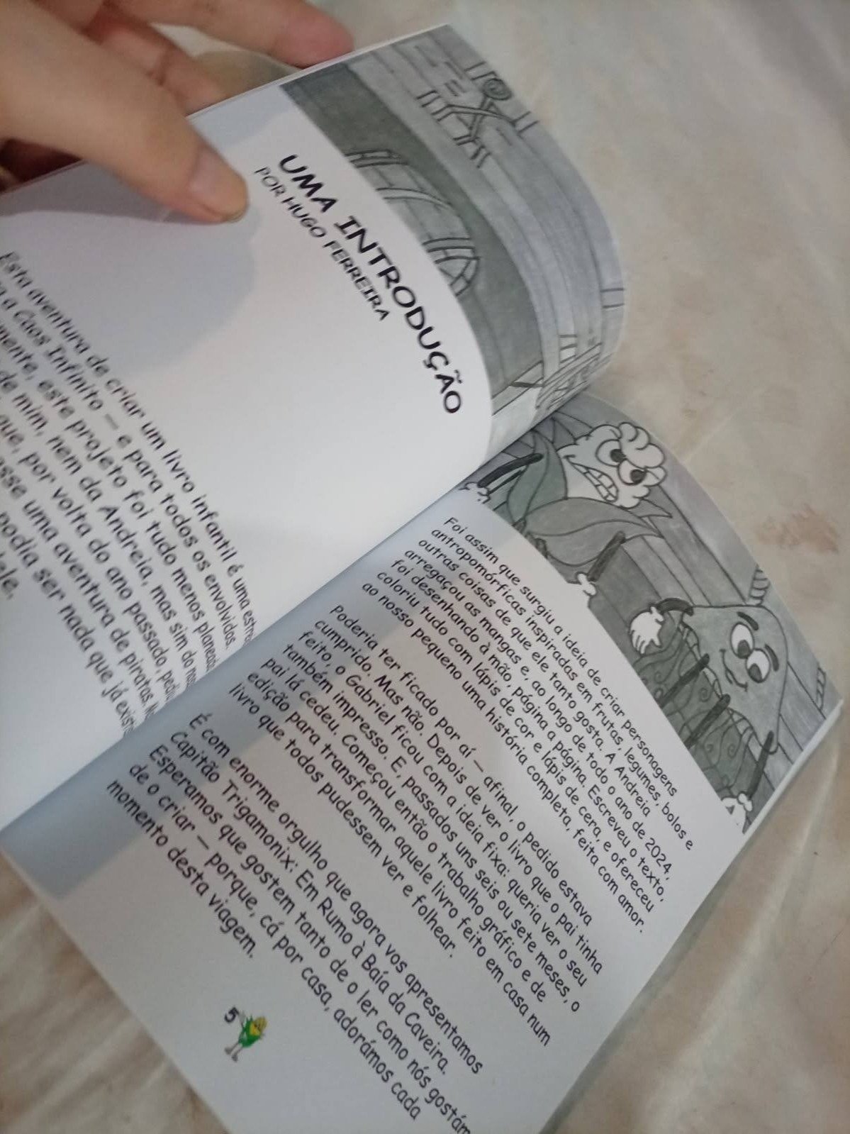 Livro Capitão Trigamonix Em Rumo a Baía da Caveira (2025) product image (5)