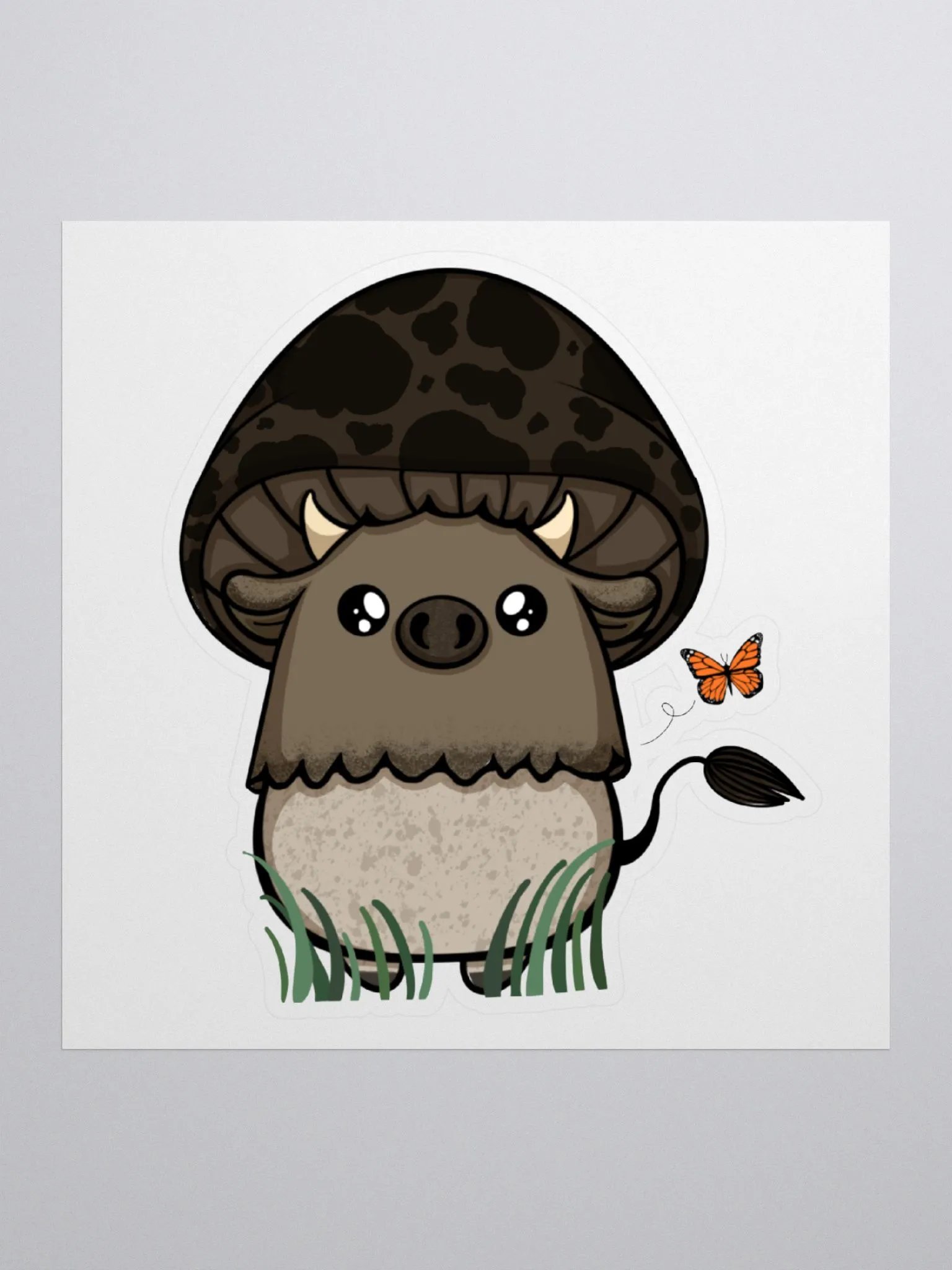 Mooshroom Kiss Cut Sticker product image (1)