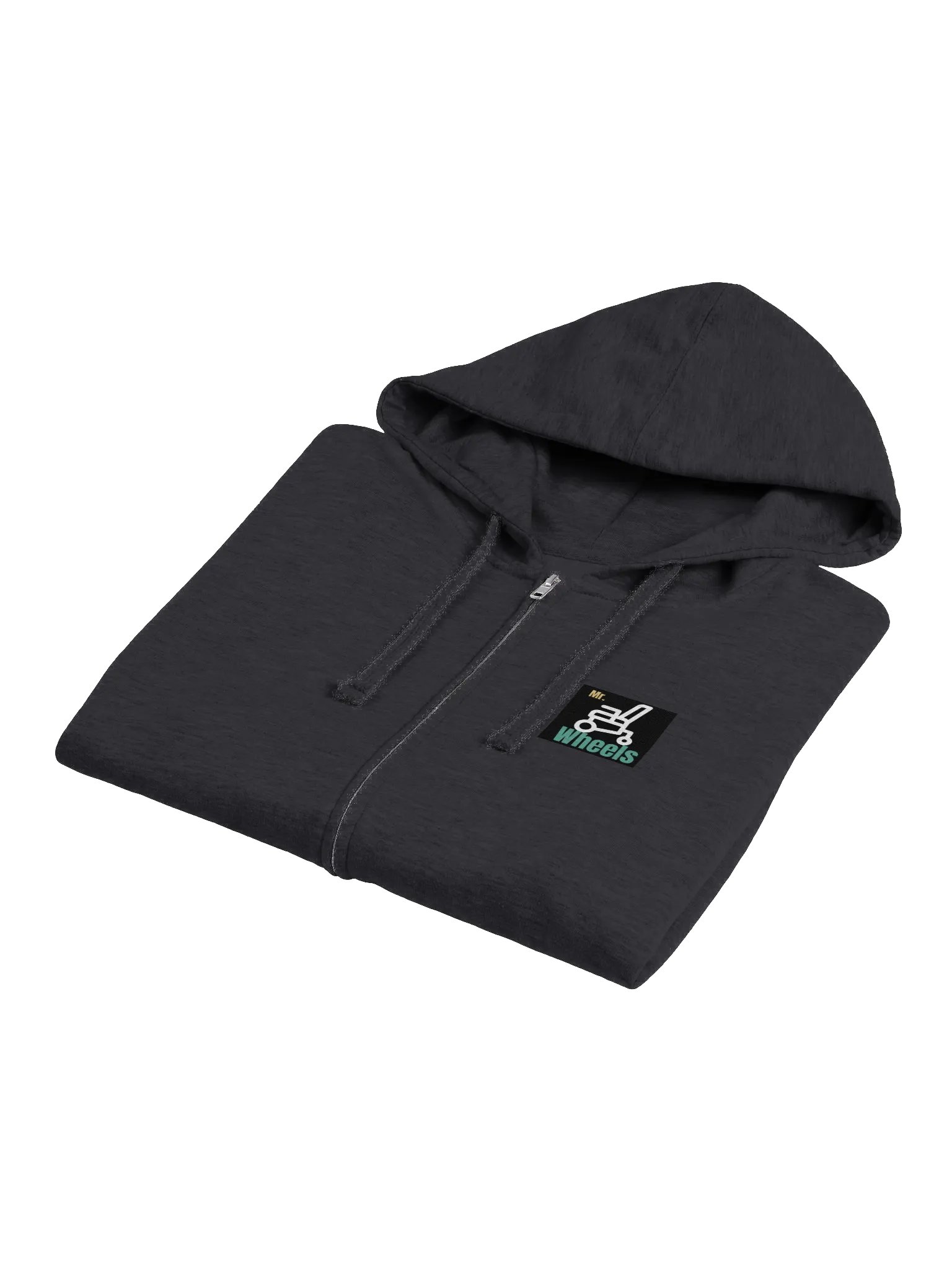 Mr. Wheels Outlined Zip-Up Hoodie product image (4)