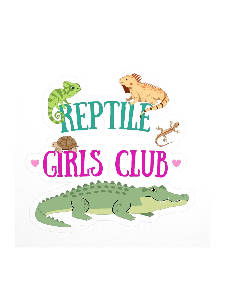 reptile girls club sticker product image (1)