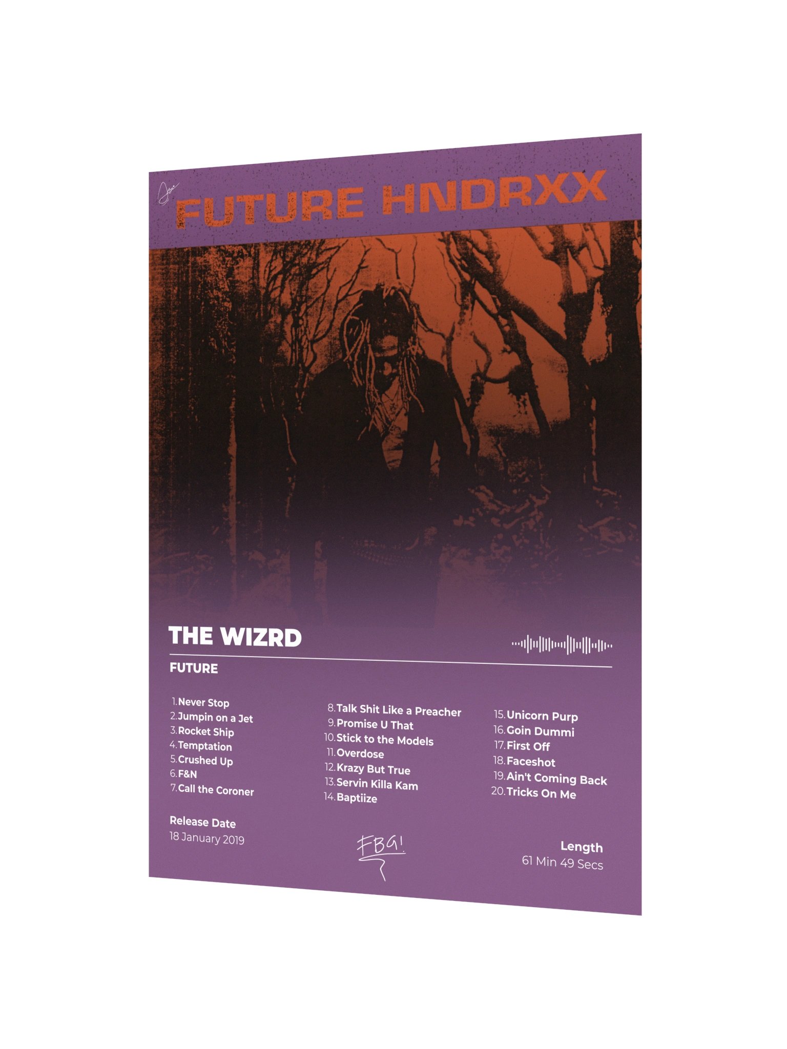 FUTURE HNDRXX Album Cover Poster product image (3)