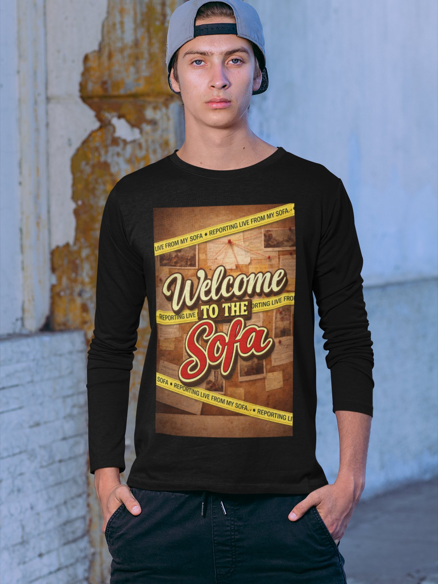 Welcome to the Sofa Crime Board Long Sleeve Shirt product image (24)