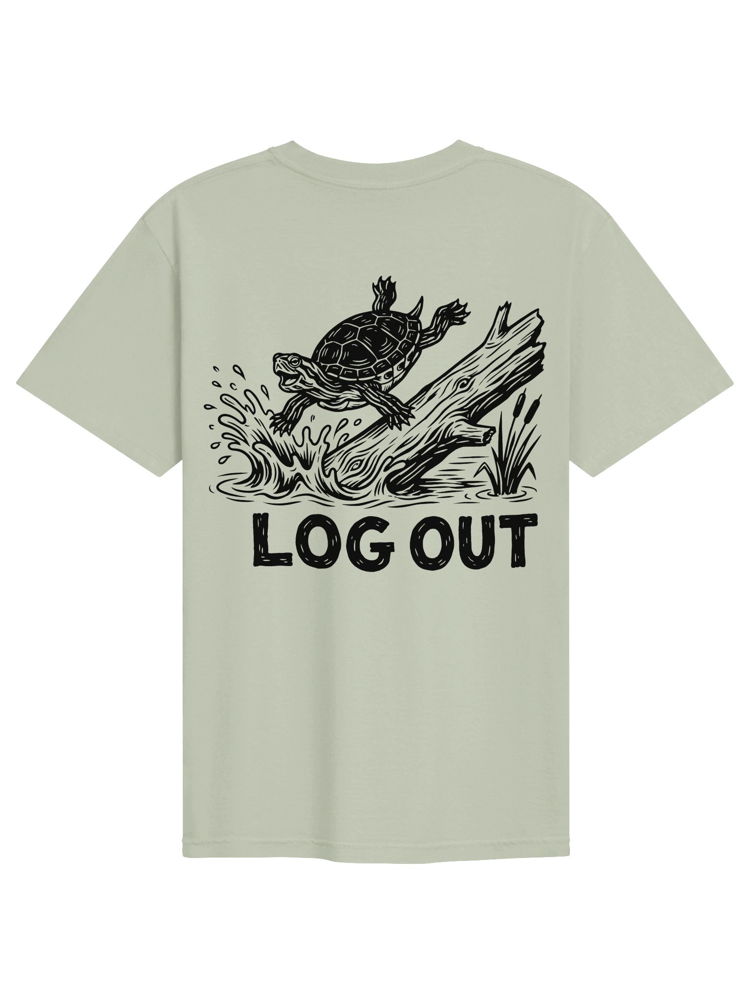 Log In, Log Out Turtle Tee product image (2)