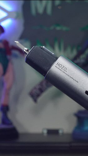 Must have tool for 3D printing!! This Neoblade ultrasonic cutter from @hozo_design has been game-changing for our post proces...