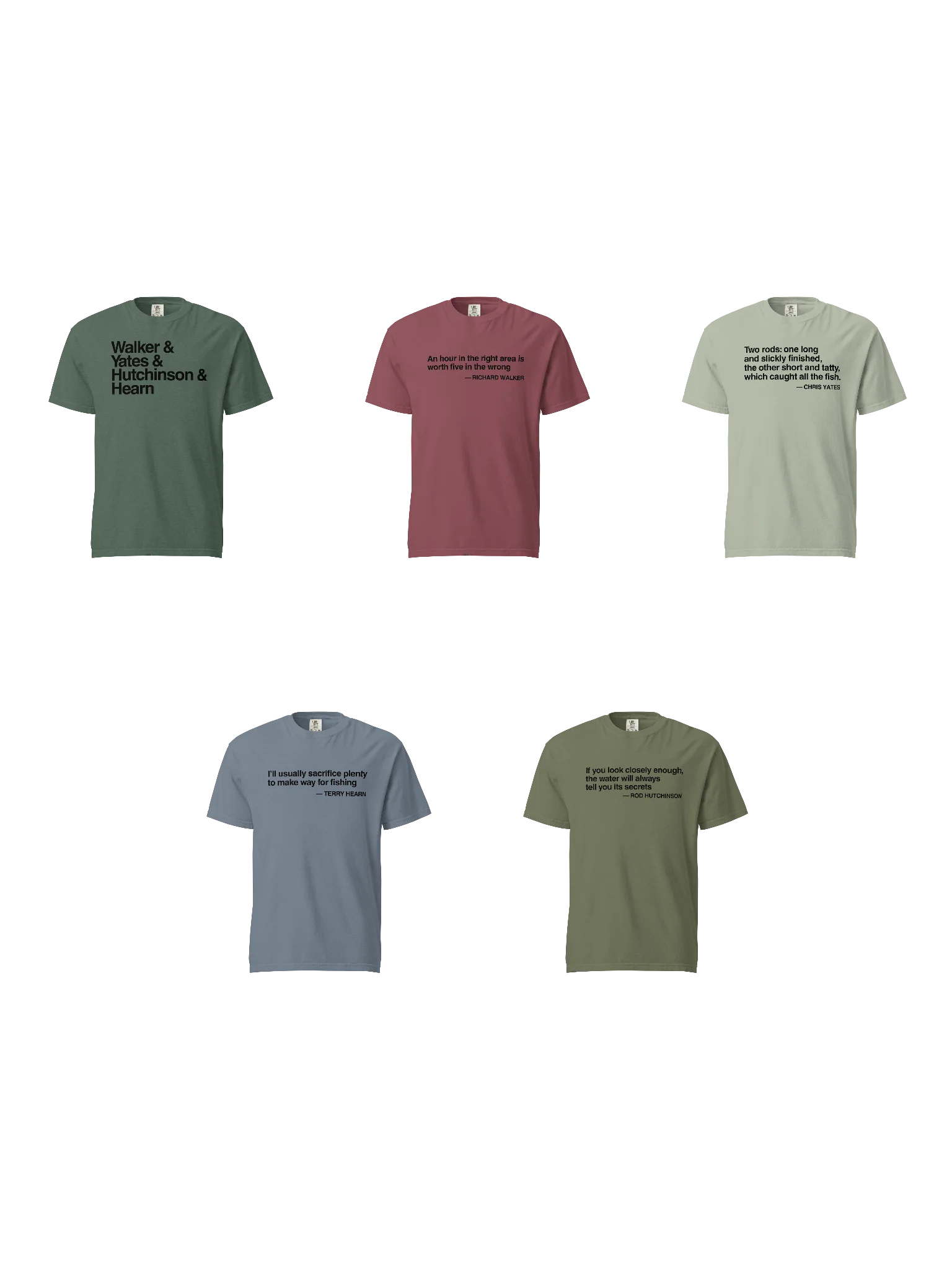 Carp Legends 5 Shirt Bundle (Save 20%) product image (1)