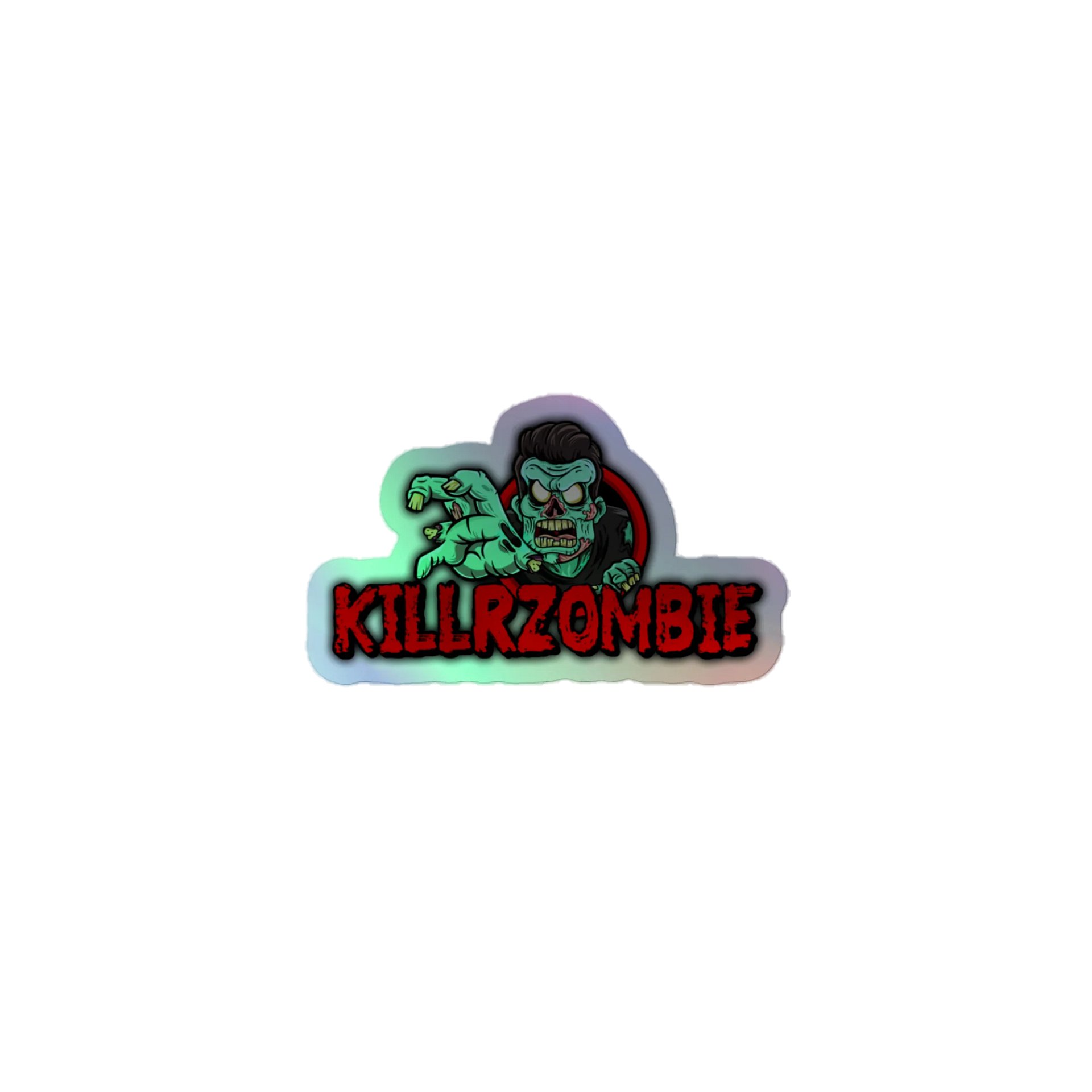 KillrZombie Logo 2 Holographic Sticker product image (1)