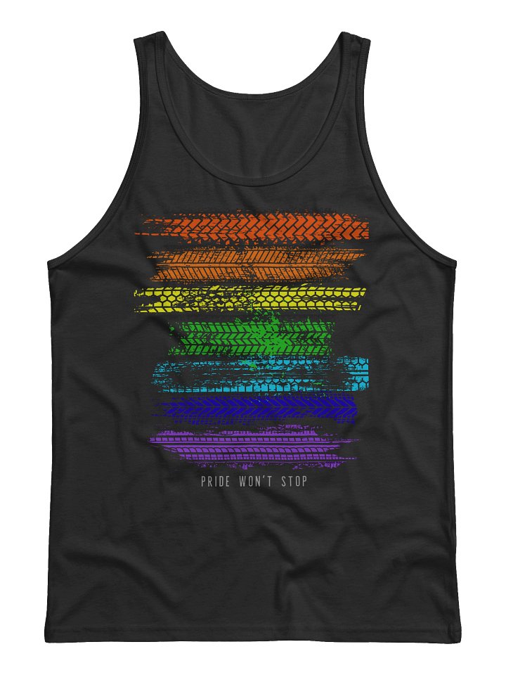 PRIDE WON'T STOP jersey tank - dark/bright colors product image (1)