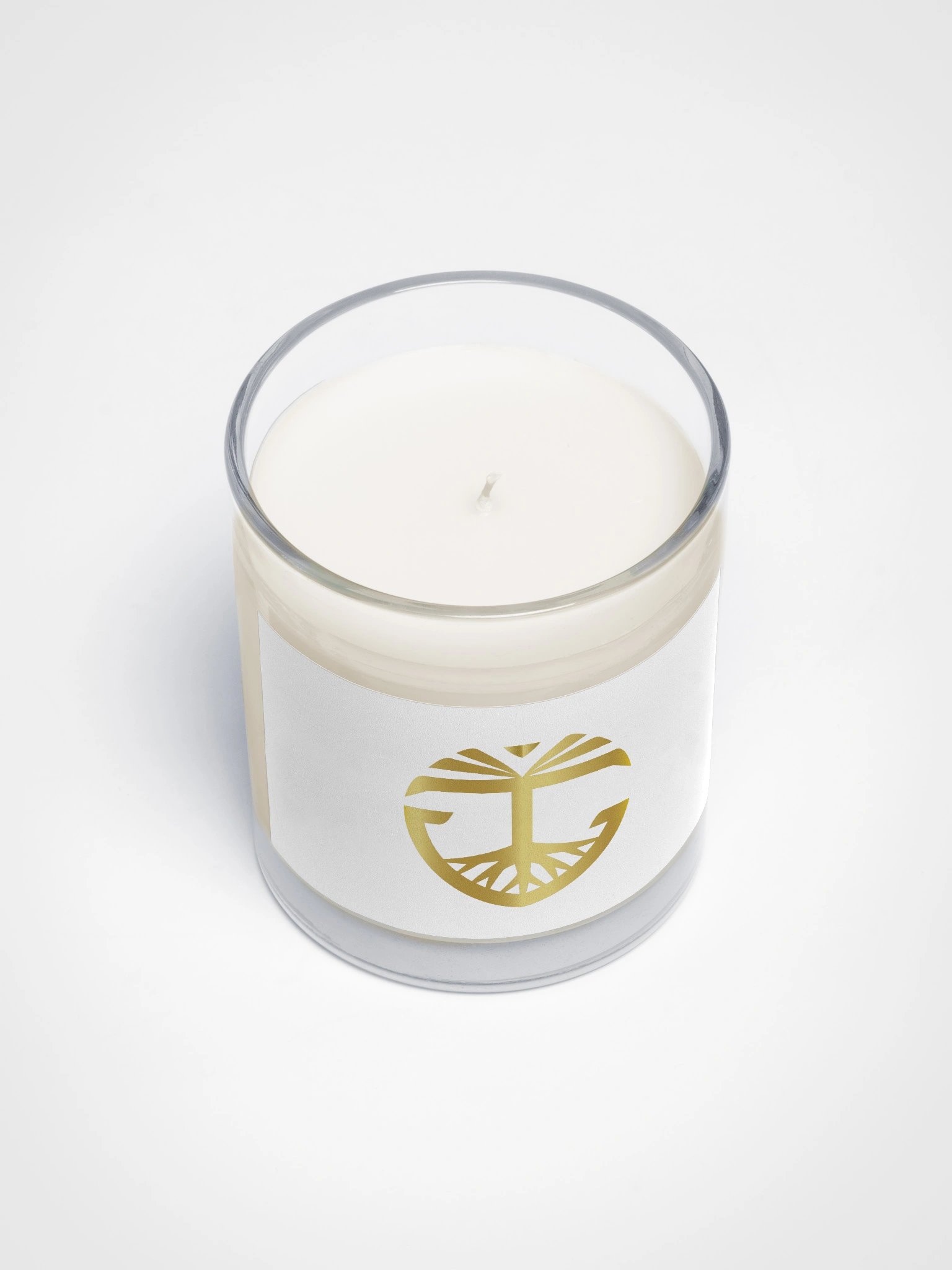 Soy Wax Candle In A Clear Glass Jar product image (3)