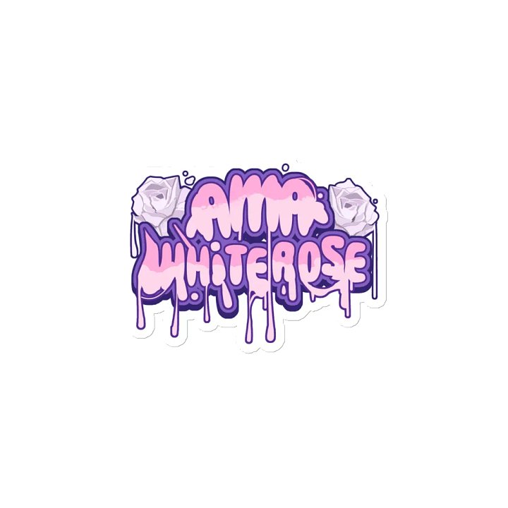 Ama_Whiterose Magnet product image (2)
