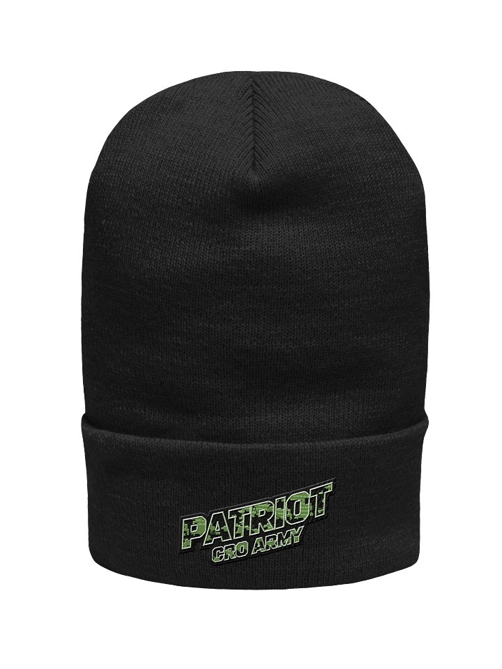 CAMO Cuffed Beanie - PATRIOT CRO ARMY Edition product image (1)