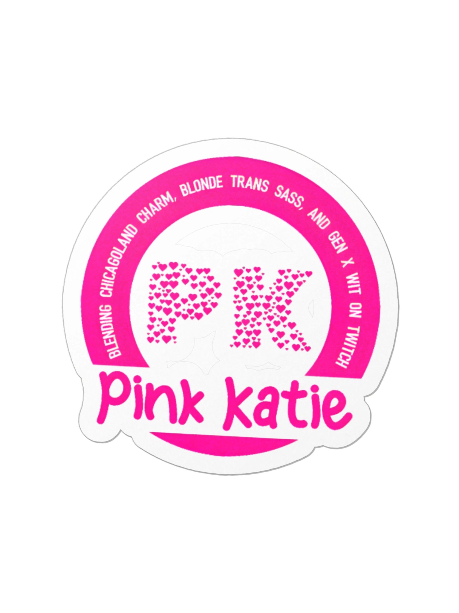 PinkKatie Logo Sticker product image (1)