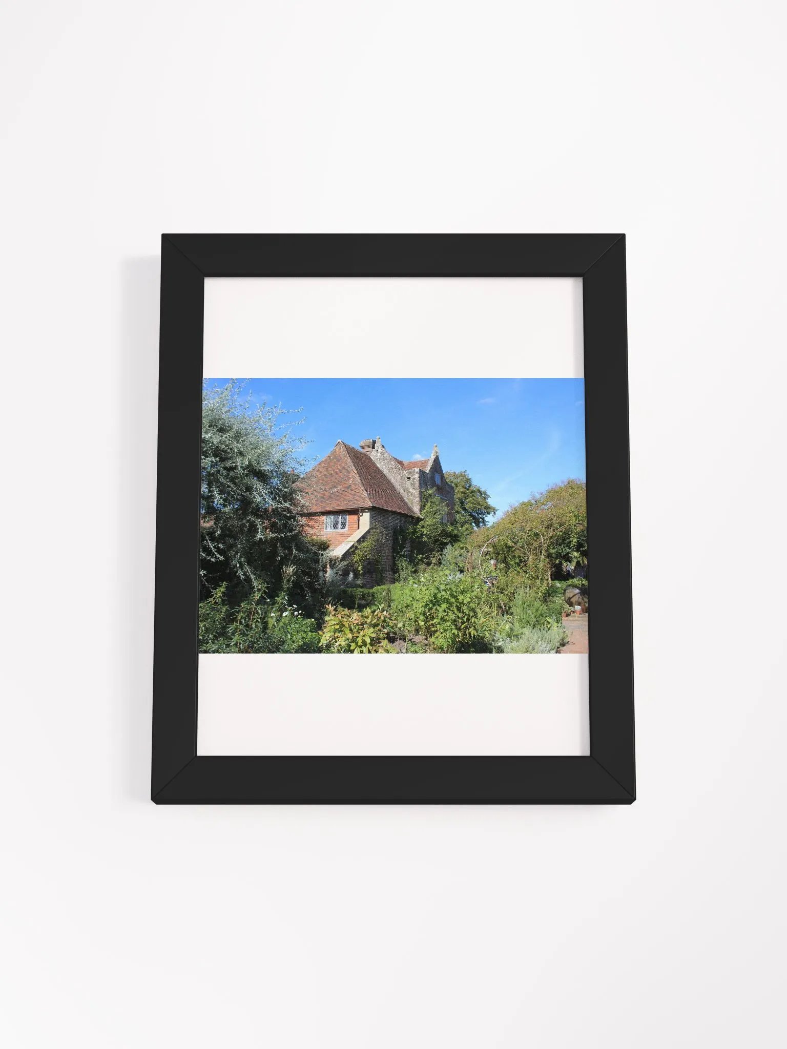 Serene Brick House Framed Poster product image (1)