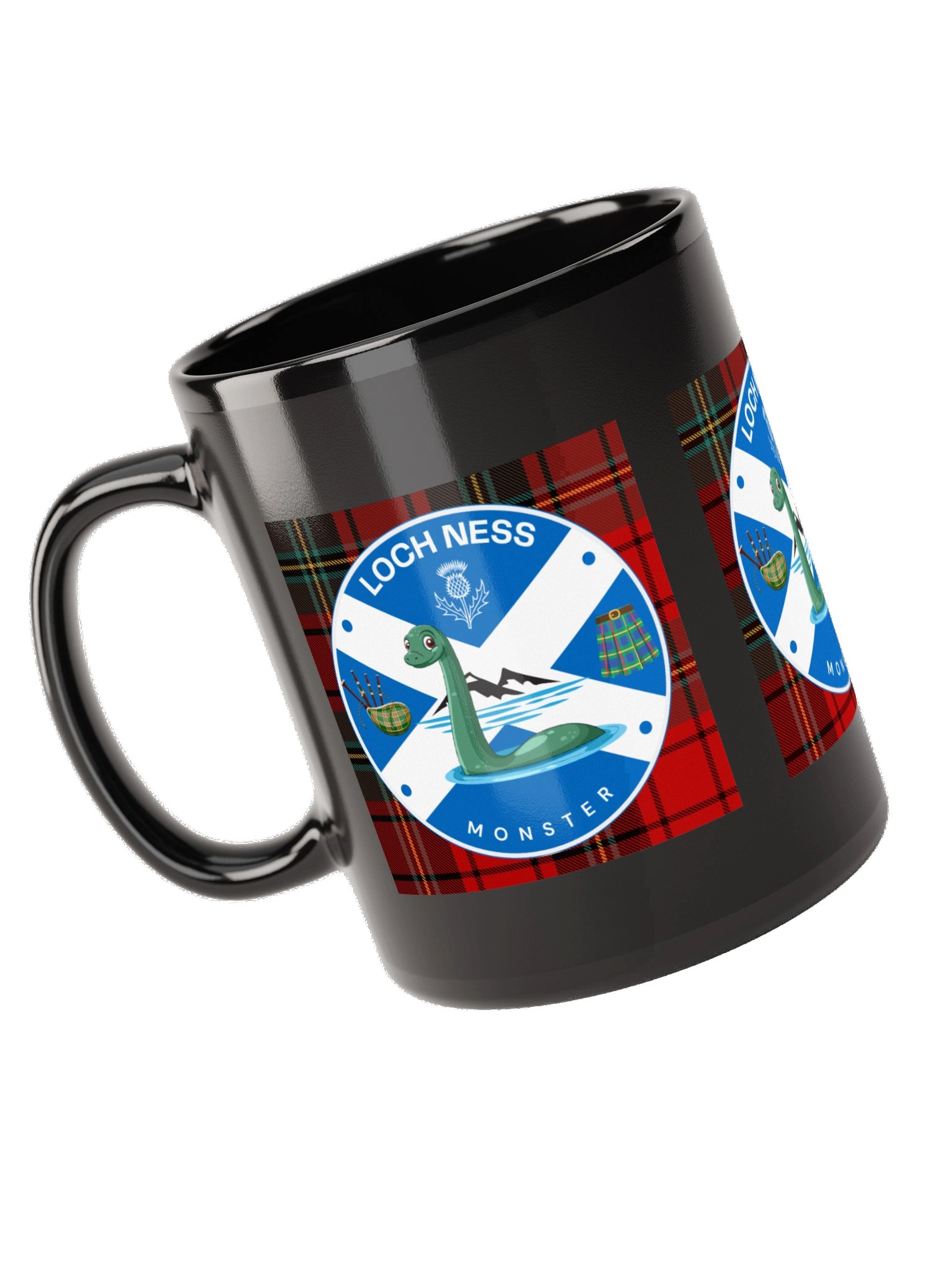 Loch Ness Monster Plaid Mug product image (10)