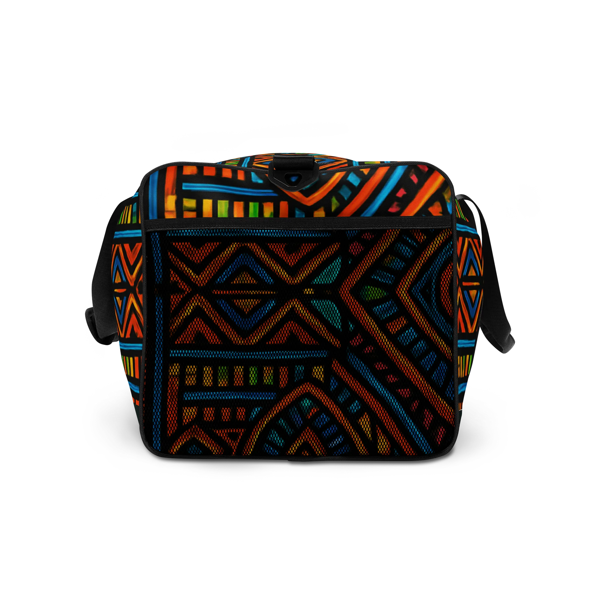 Vibrant Geometric Symphony Duffle Bag product image (7)