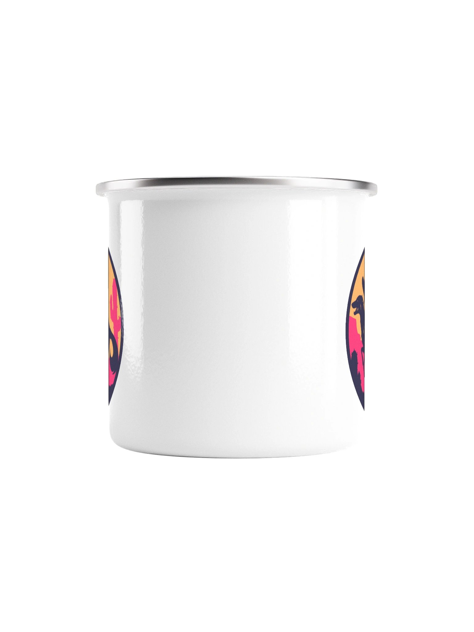 Silhouette Series: Happy Trails - Enamel Mug product image (2)