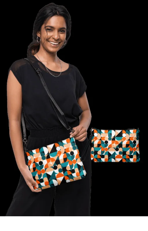 Geometric Symmetry Crossbody Bag product image (2)