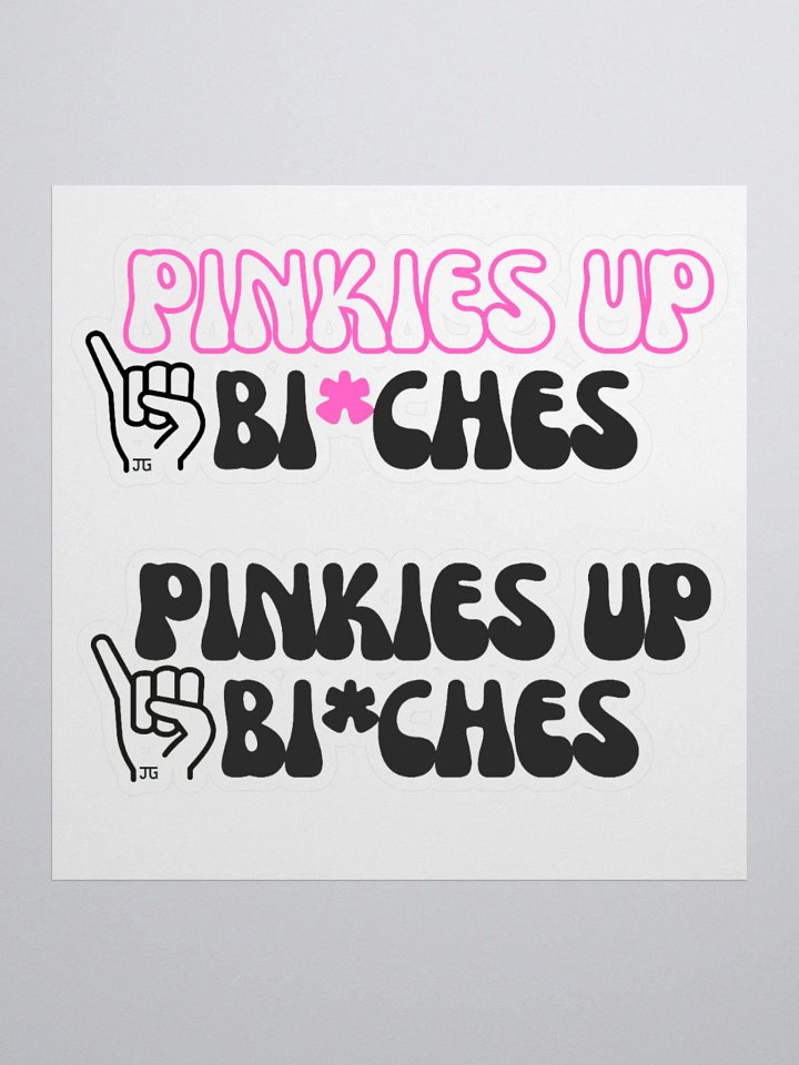 Pinkies Up B Stickers product image (2)
