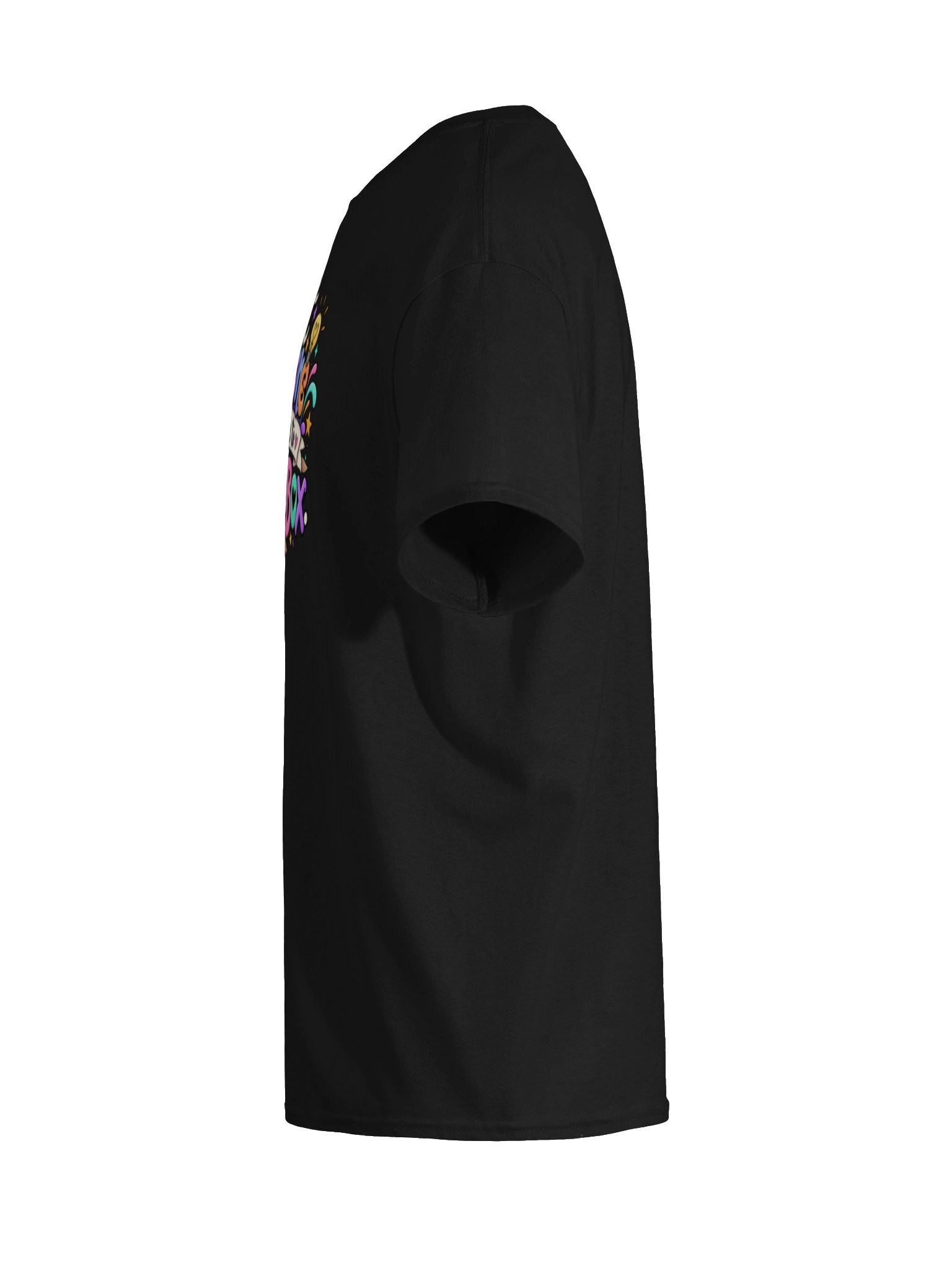Not Everyone was made to fit in the box Black Tshirt product image (9)