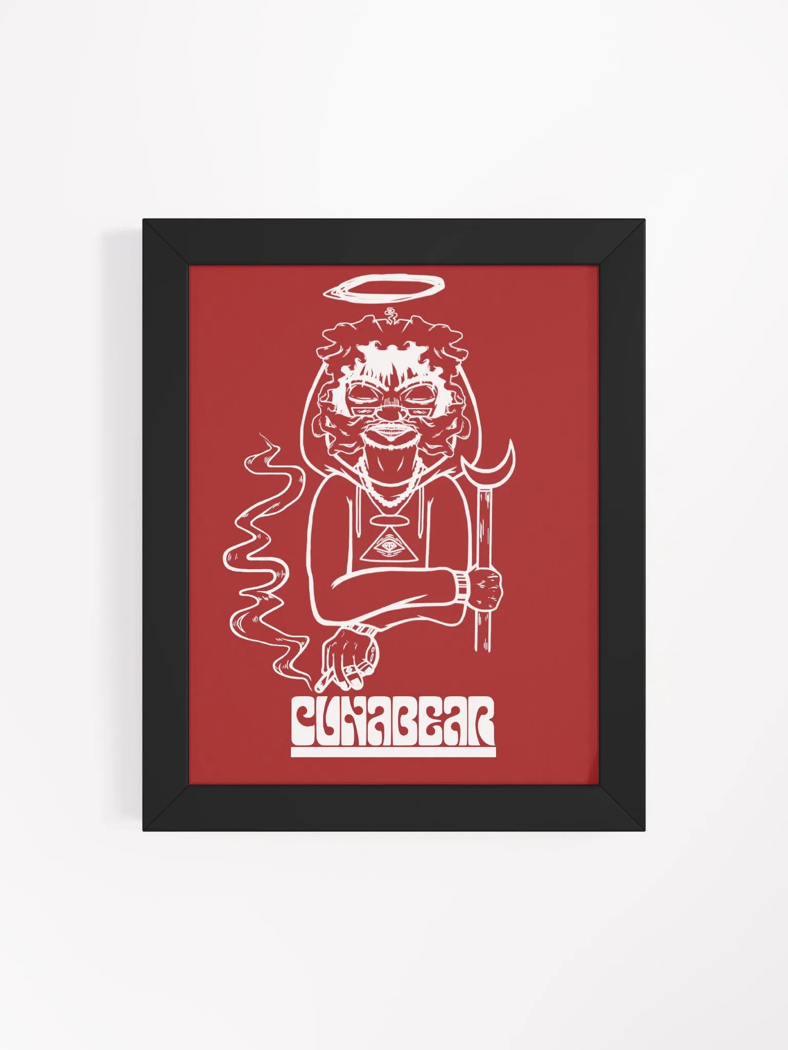 "Patron Saint Red" - Framed Print product image (1)