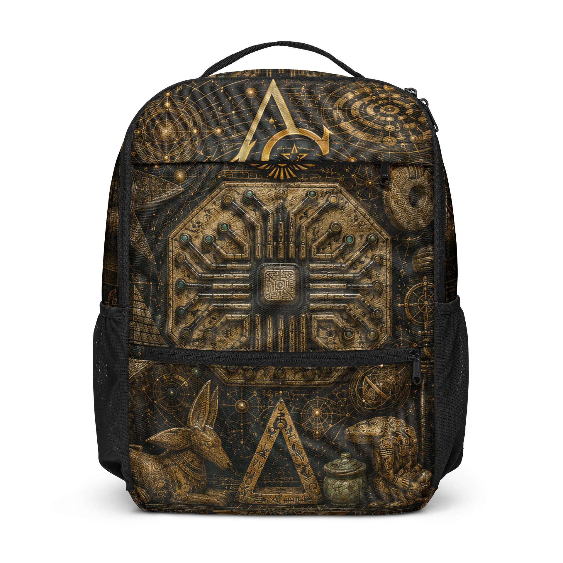 Alpha and Omega Chipped World Backpack product image (1)