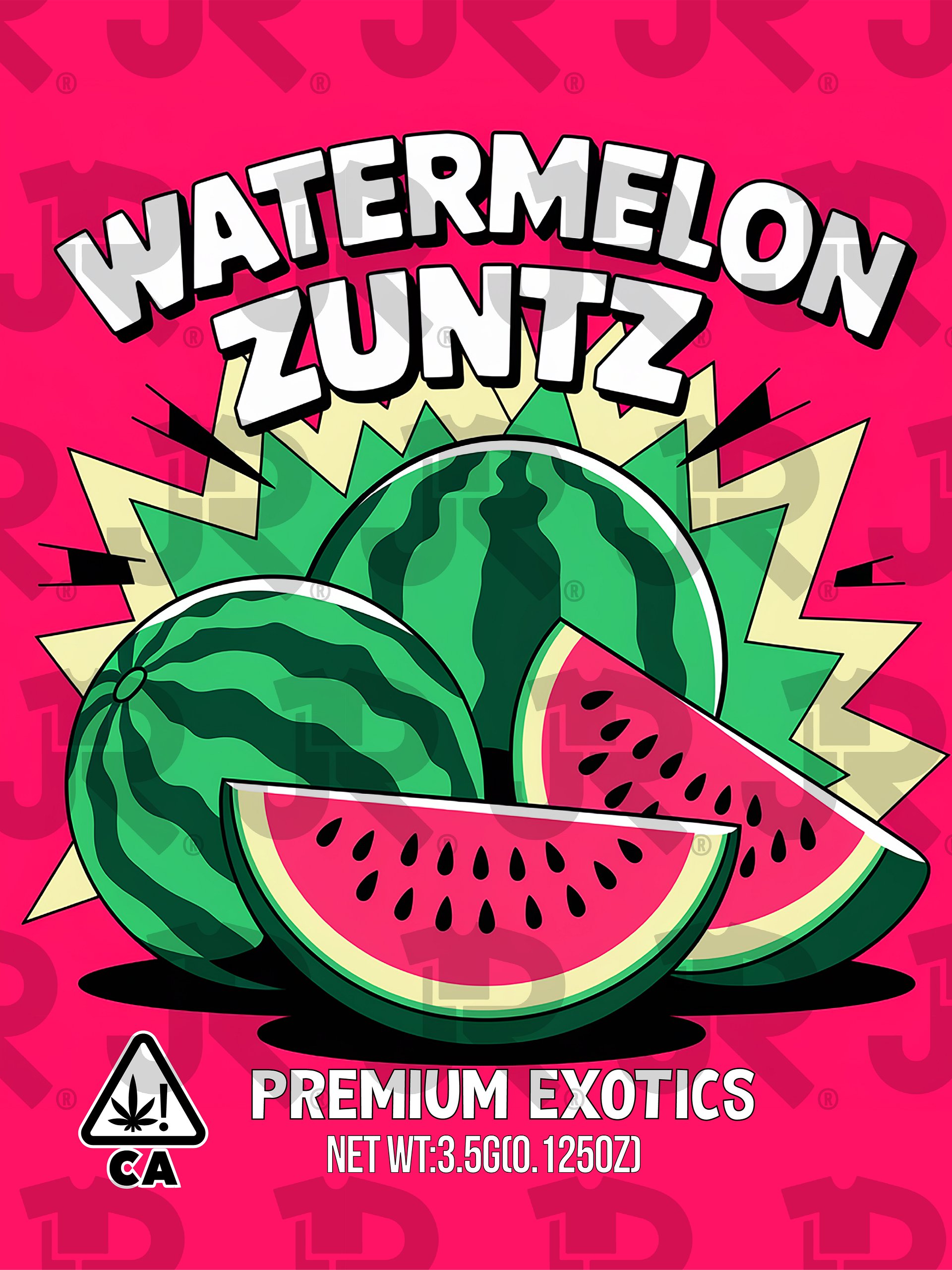 Watermelon Zuntz (Bag Template) product image (1)