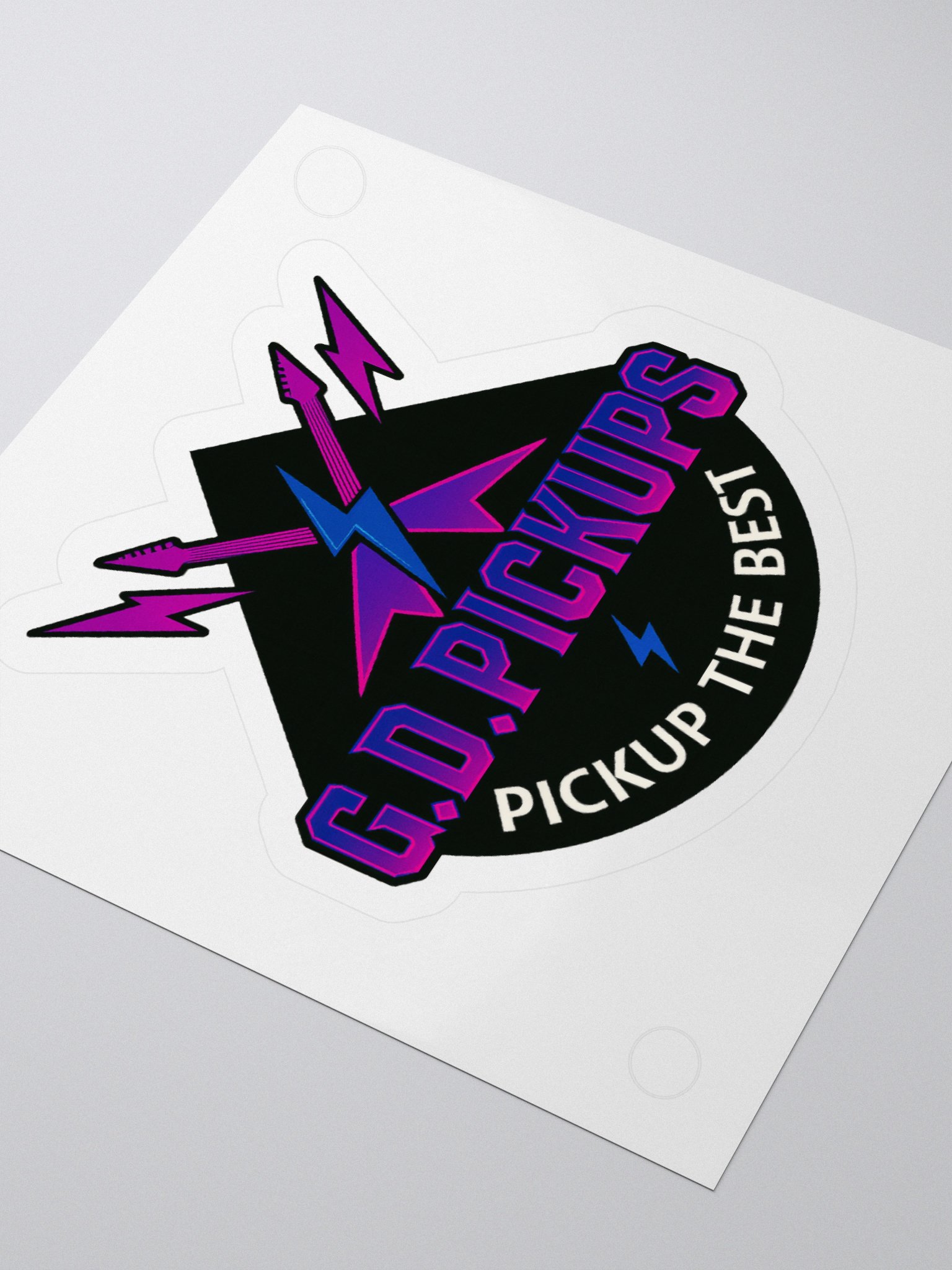 G.D. Pickups Sticker – Retro Thunder Edition product image (8)