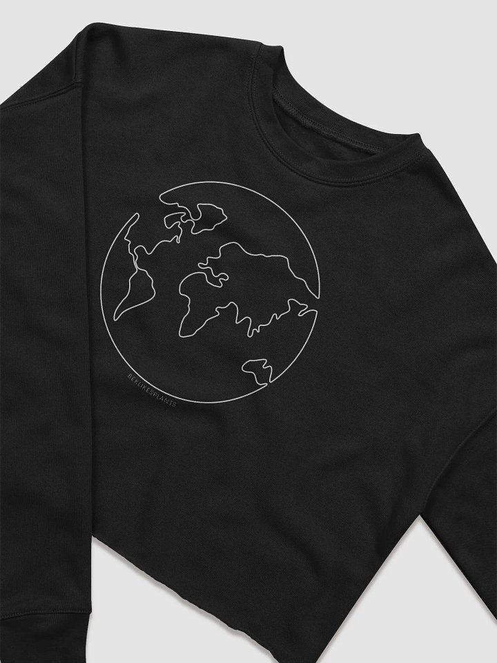World - Women's Fleece Crop Sweatshirt product image (2)