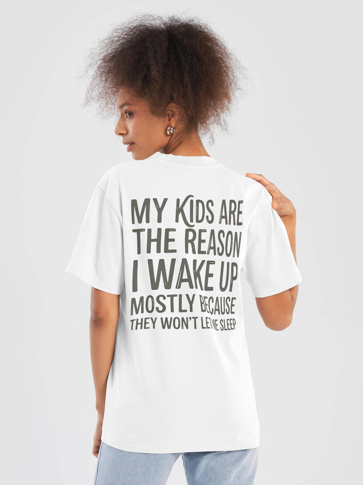 My Kids Are The Reason I Wake Up T-Shirt | Funny Mom & Dad Graphic Tee product image (6)