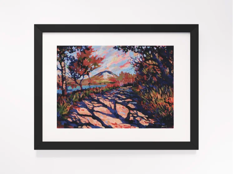 250809 Mount Errigal Poster Print. Framed product image (1)