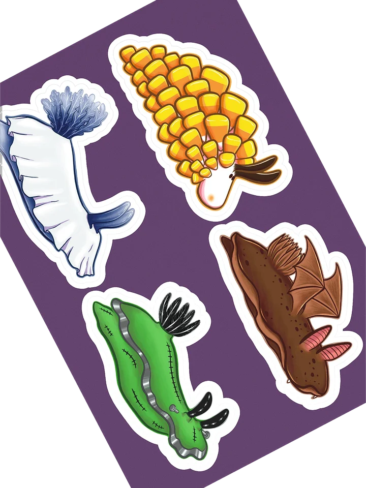 Spooky Scary Slug Time - Sticker Set product image (2)