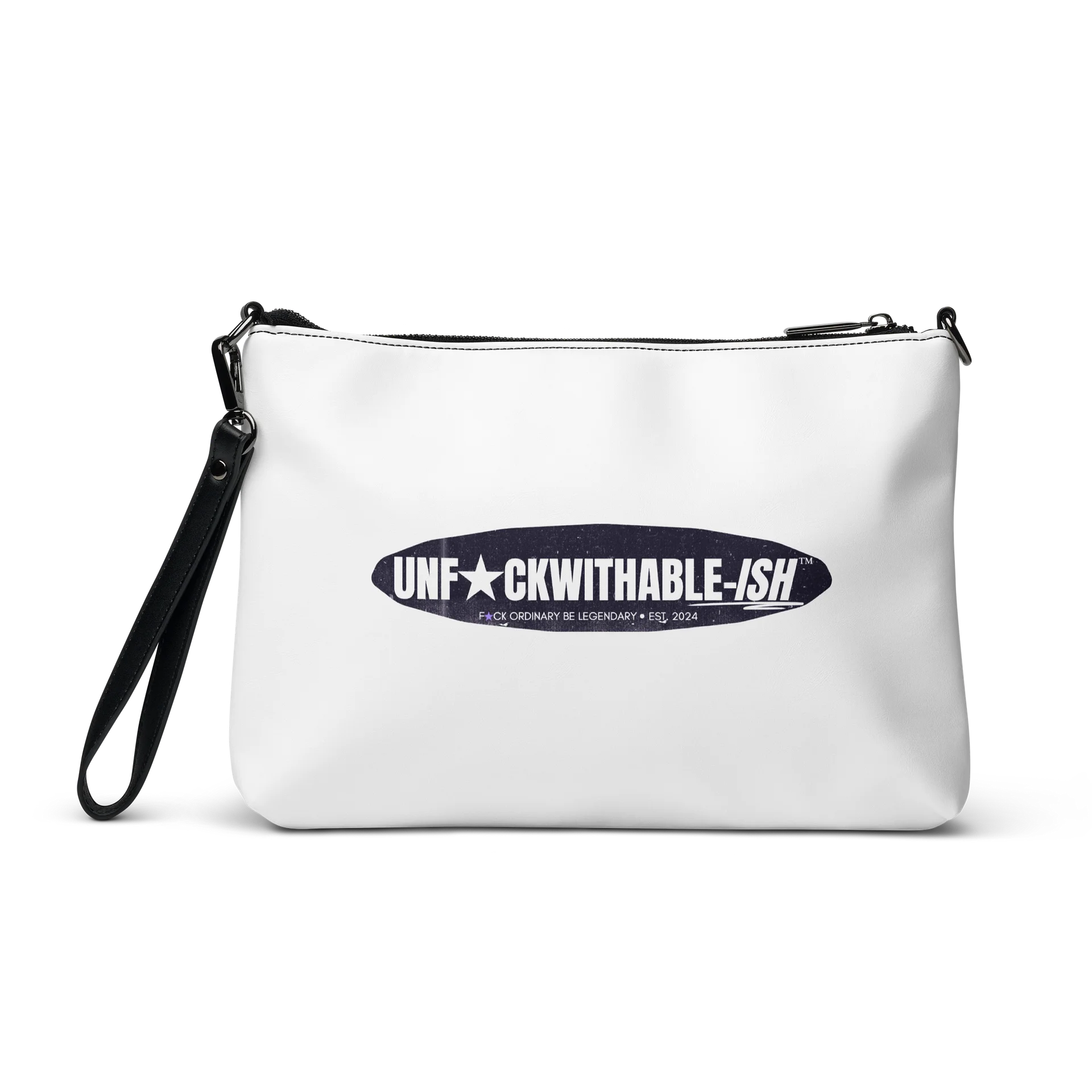 Black Sheep Black & Purple Handy Bag w/ Zipper product image (4)