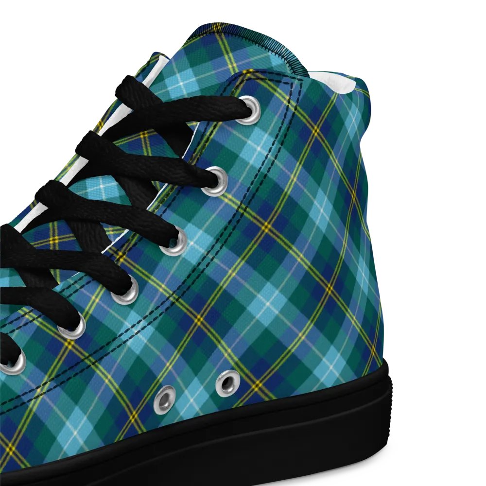 Porteous Tartan Men's High Top Shoes product image (12)