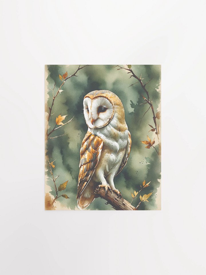 Barn Owl Matte Poster product image (2)