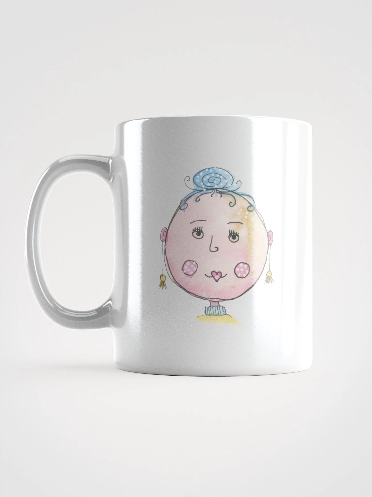 Cheery Faces White Glossy Mug product image (1)