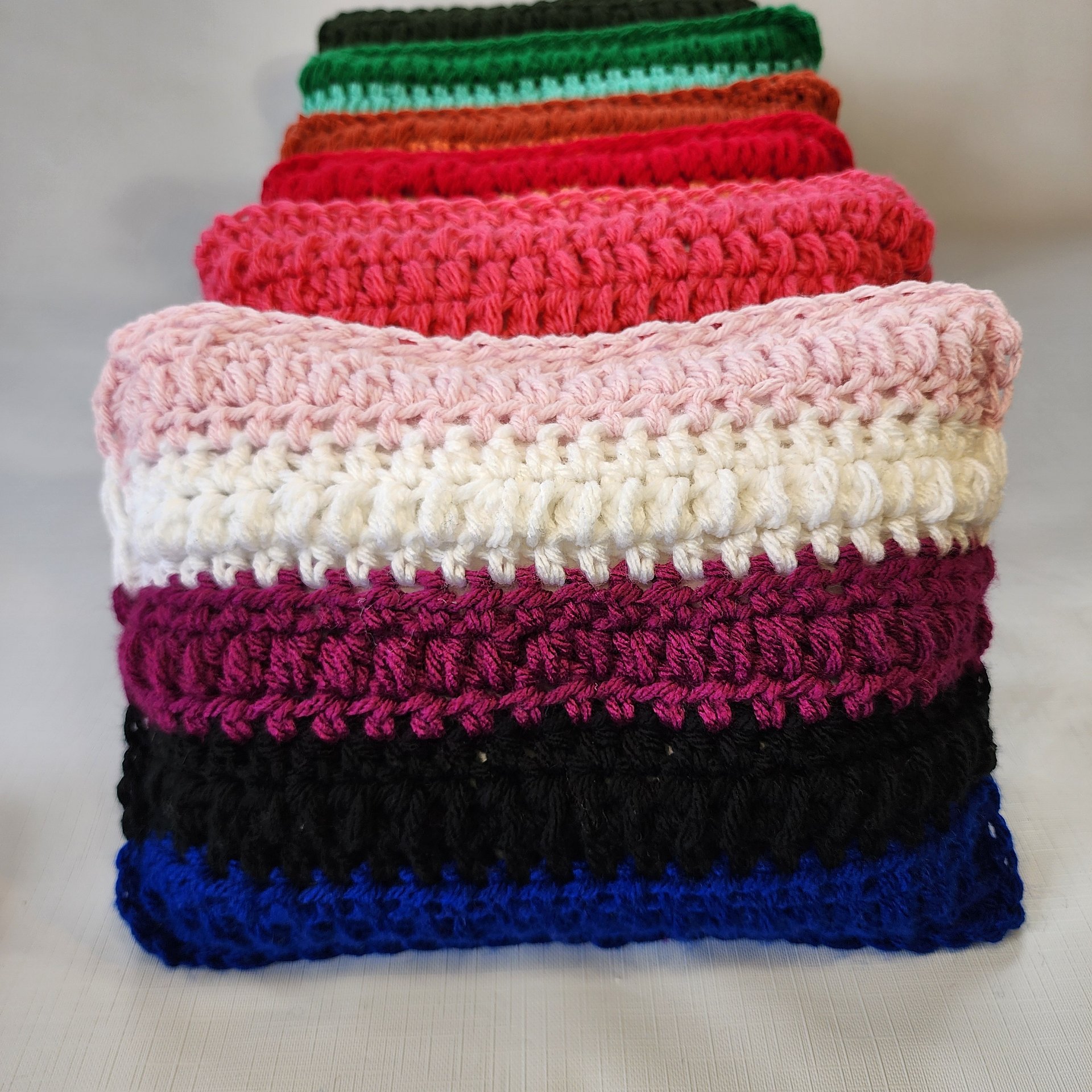 Crochet Pride Flag Pillow: Rainbow LGBTQia Decor, Handmade product image (8)