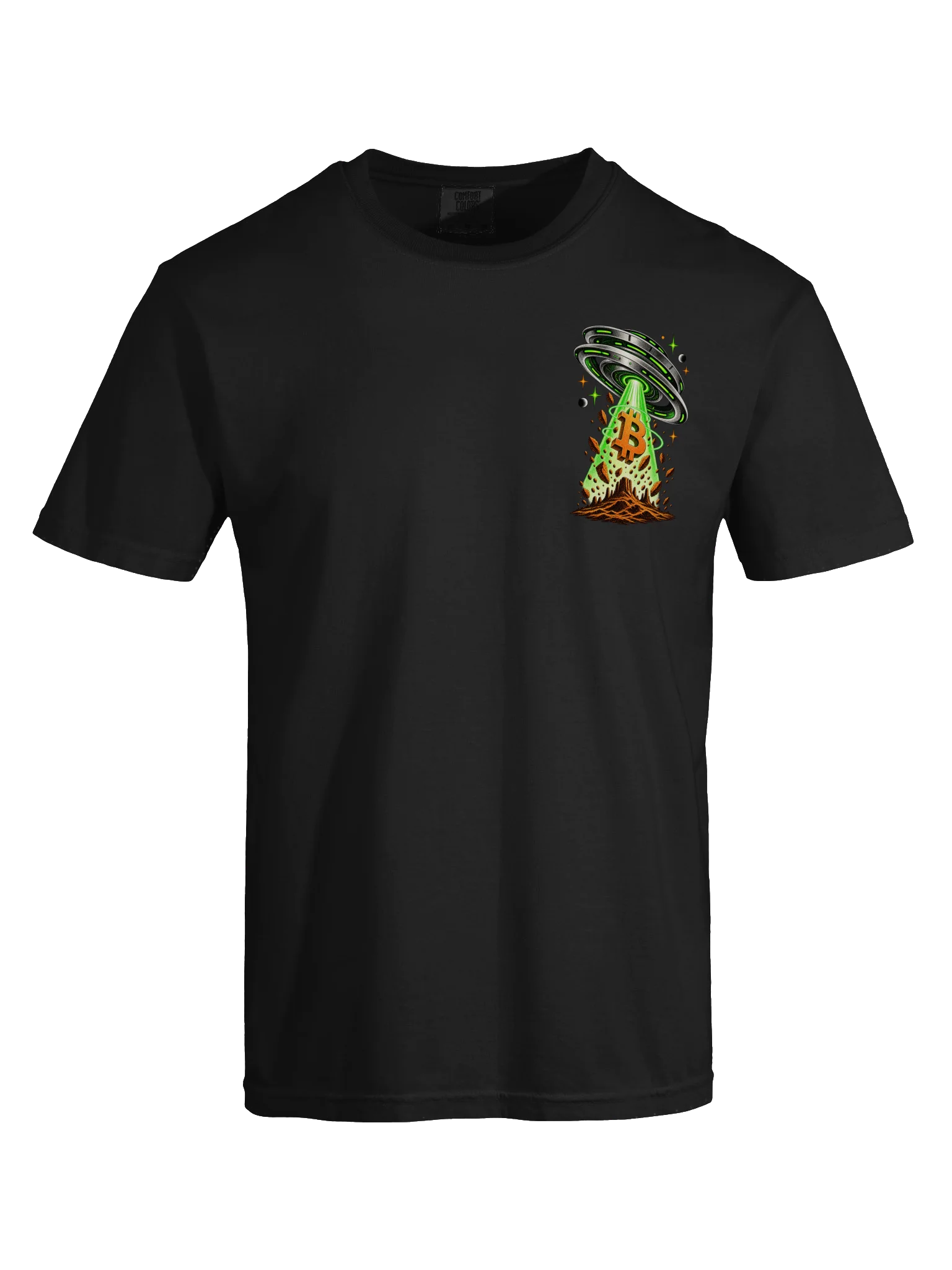 UFO Alien Peace Bitcoin Shirt product image (9)