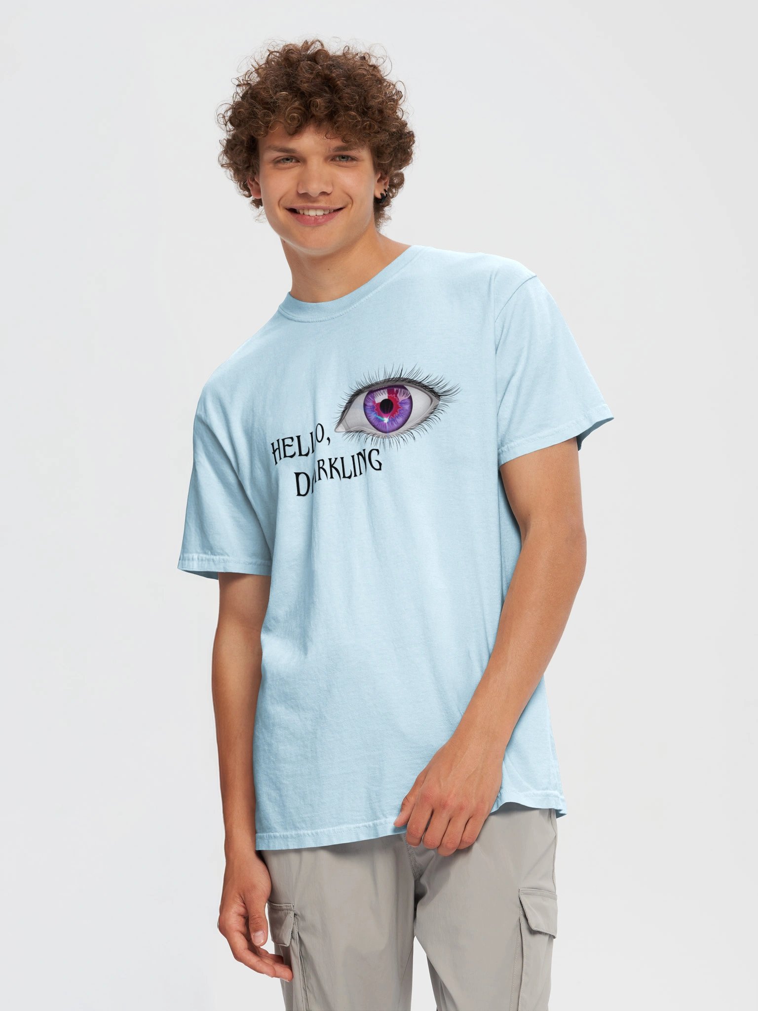 Hello, Darkling T-Shirt (LIGHT BLUE) product image (5)