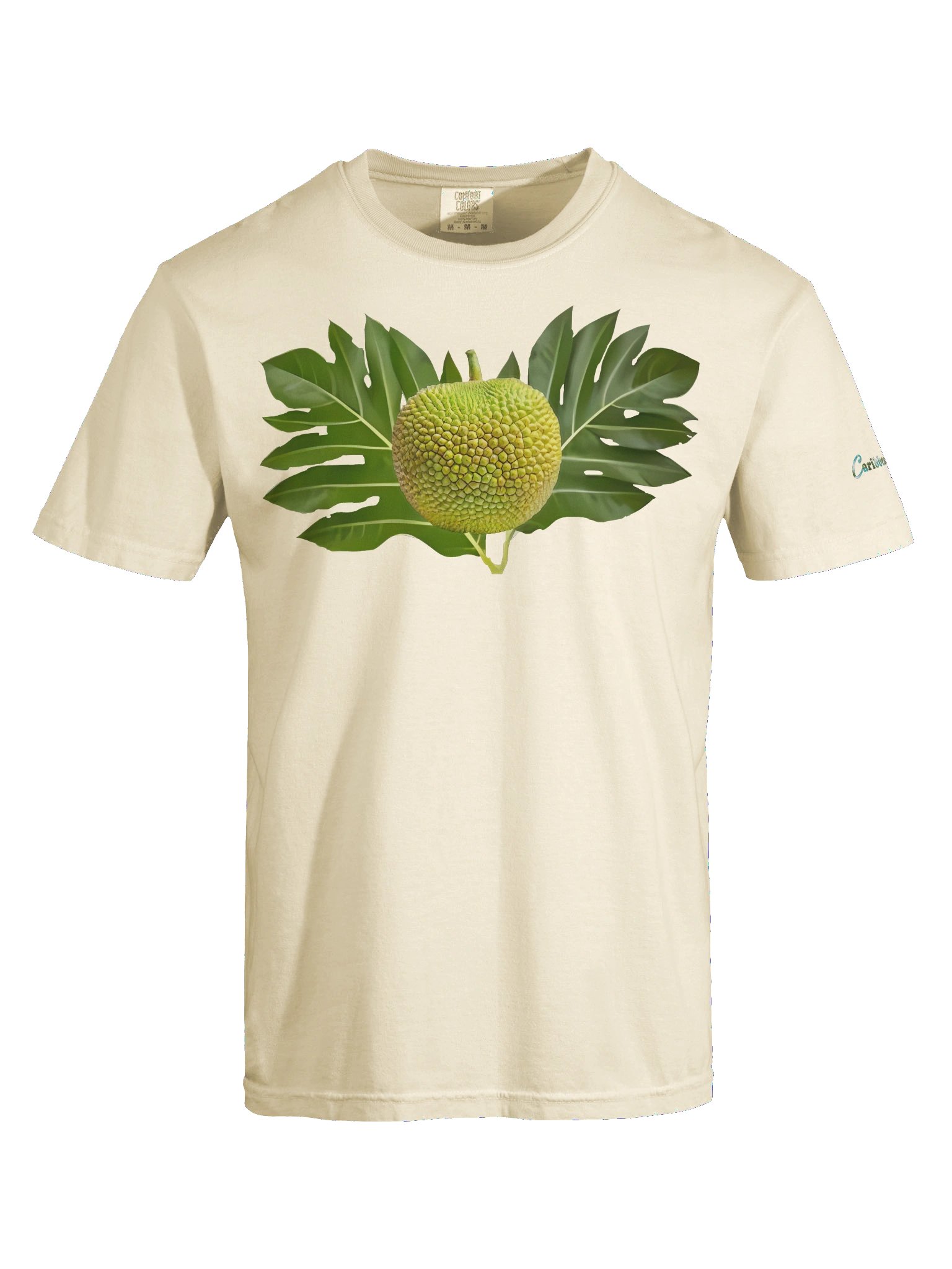 CaribbeanApples - The Mighty Breadfruit | On Bright Colors | Garment-Dyed Heavyweight T-Shirt | 14 Colors product image (5)