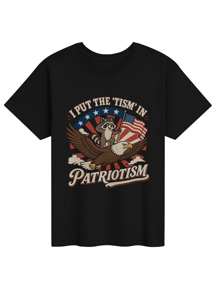 I Put The Tism In Patriotism – Vintage Patriotic Shirt product image (1)
