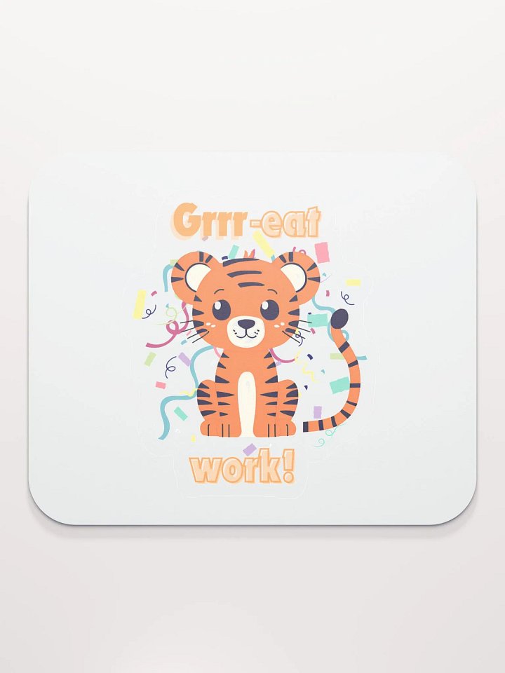 Tiger Grrr-eat Work Mouse Pad product image (2)