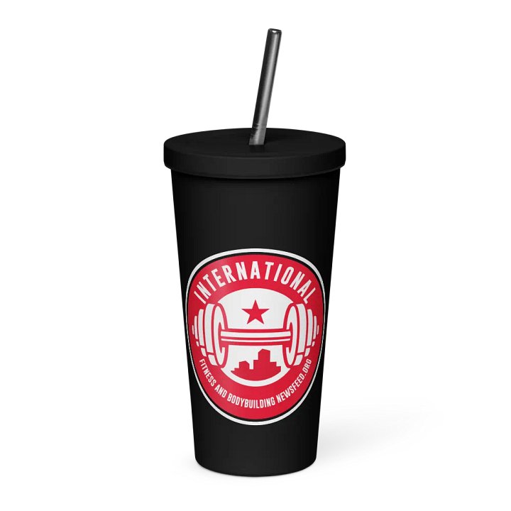 IFBNewsfeed.Org's Insulated Tumbler with a Straw product image (1)