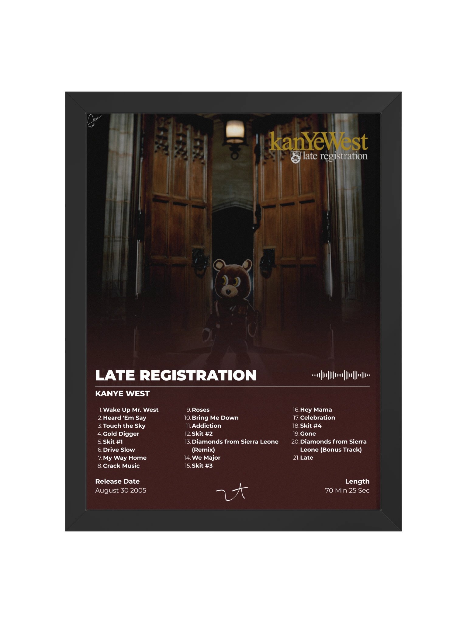 Late Registration Album Framed Poster product image (2)