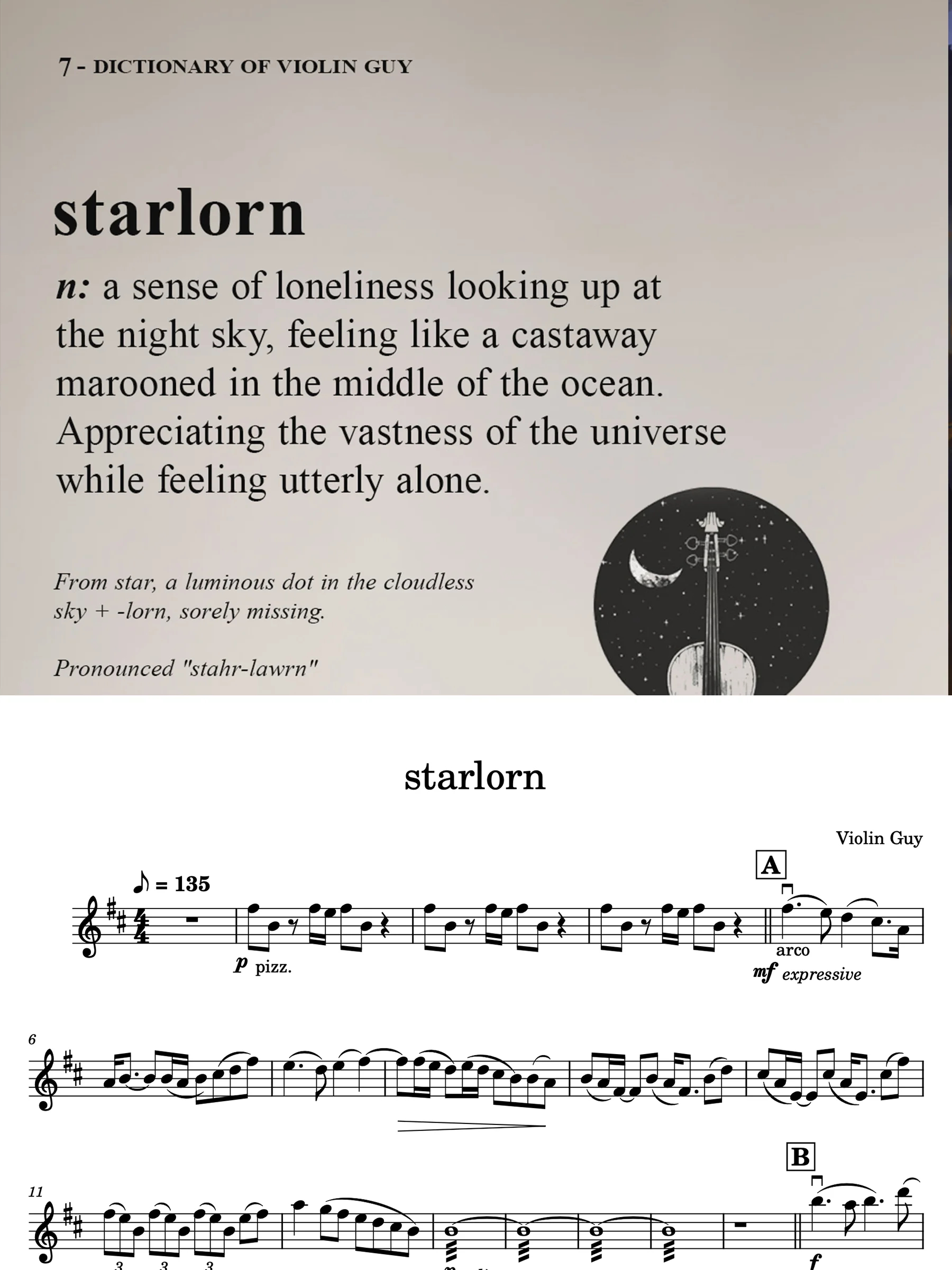 starlorn - Sheet Music product image (1)