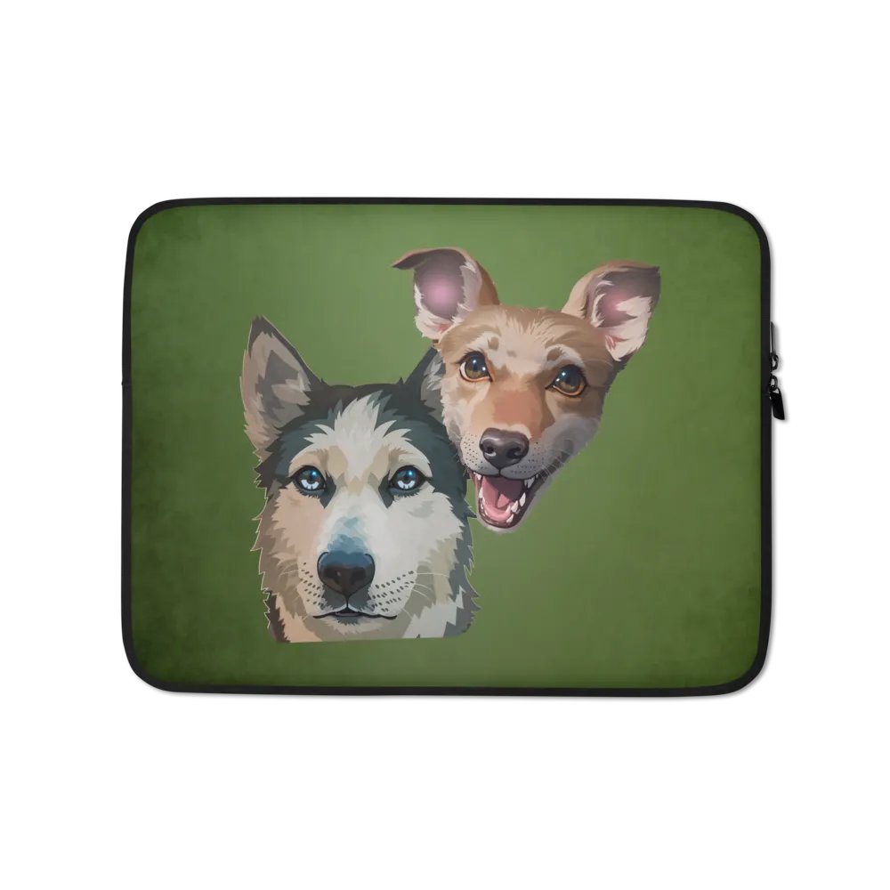 Luna and Mango Laptop Sleeve product image (1)