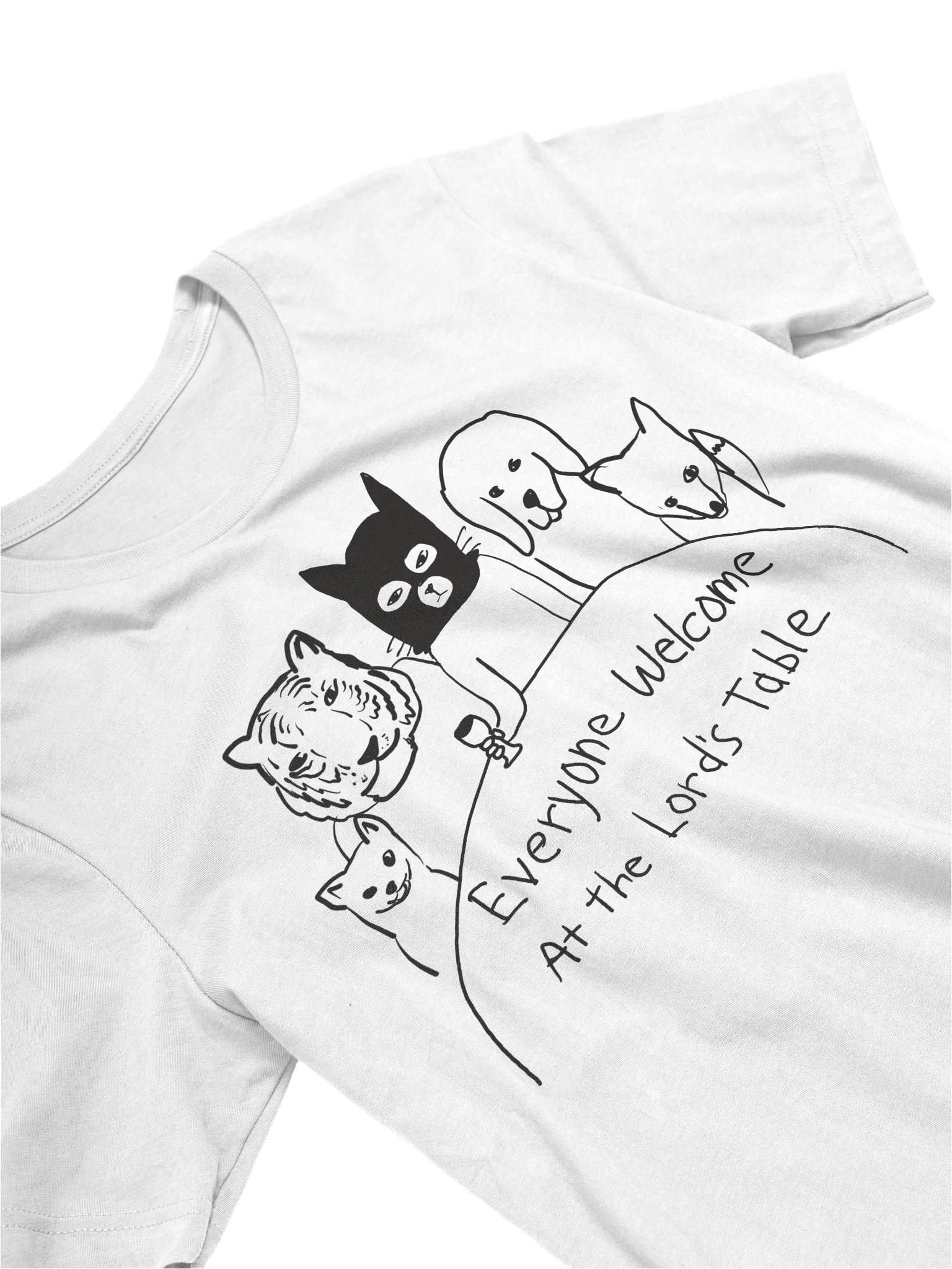 Everyone welcome at the Lord’s table Statement Tee product image (3)