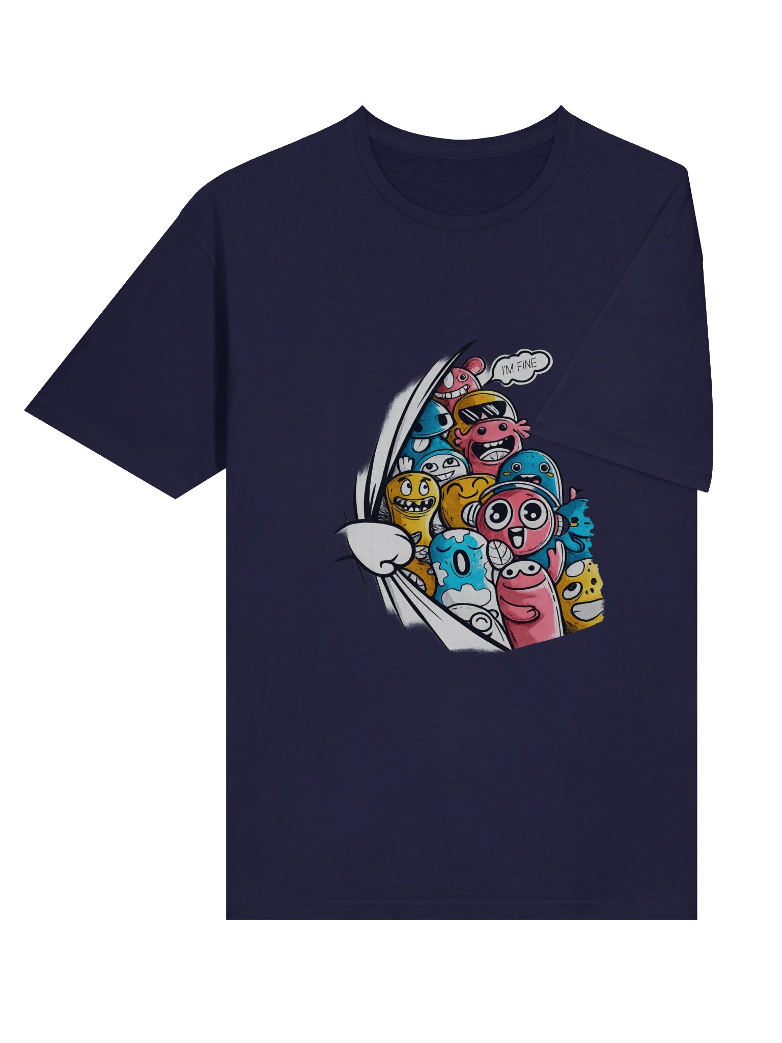 Too Many Smiles, One Crazy Vibe – Funny Cartoon T-Shirt product image (7)