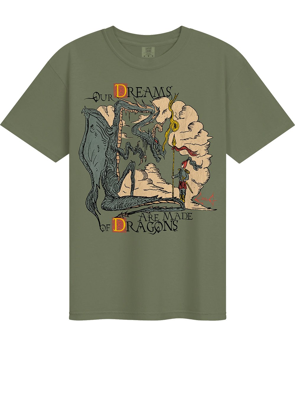 *New* Our Dreams are made of Dragons - PREMIUM T-Shirt (2 Color Options) [Comfort Colors] product image (3)