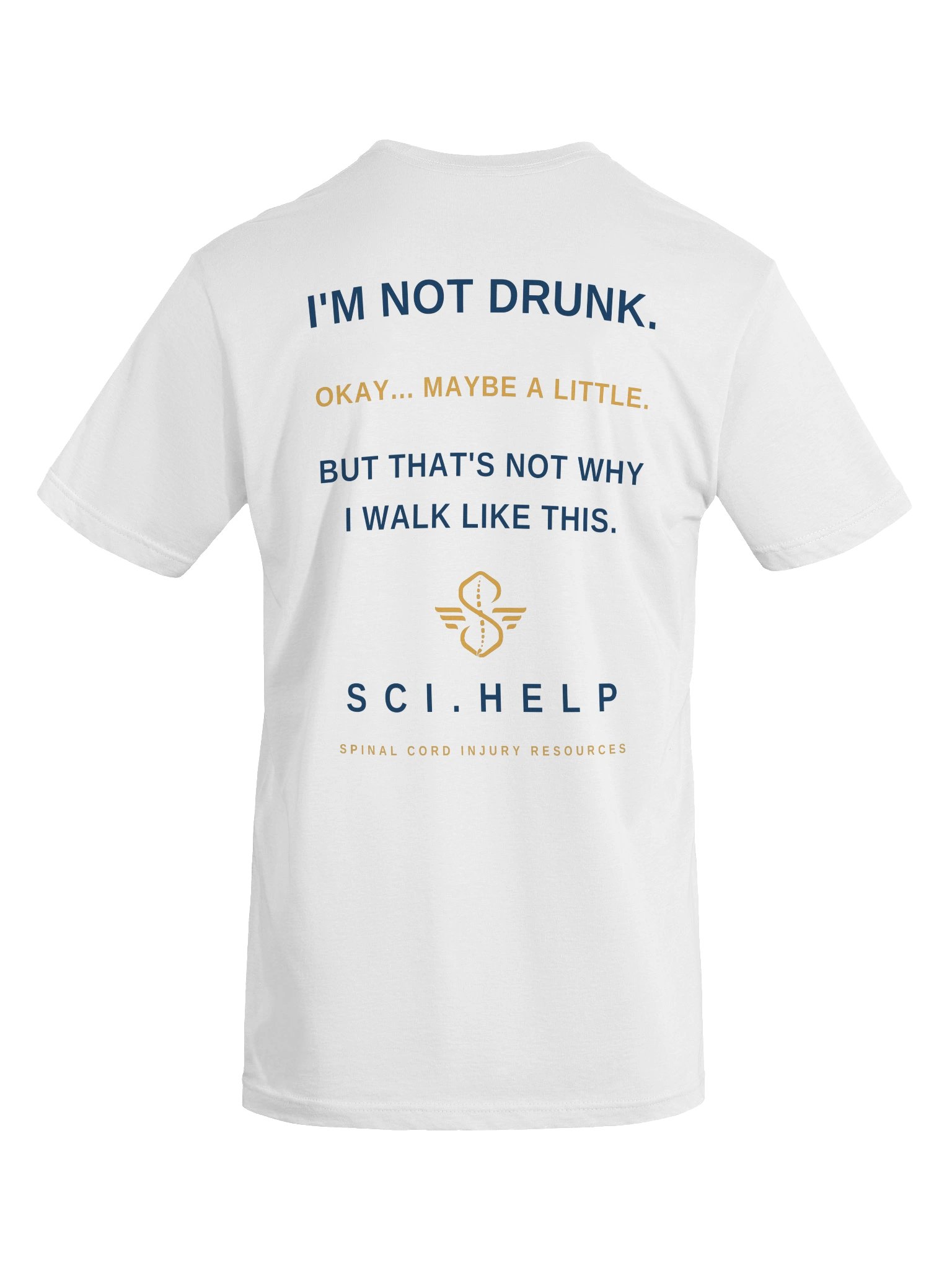 I'm Not Drunk T-Shirt - White product image (7)