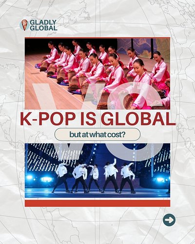 k-pop is more global than ever
but something feels… different 👀
ㅤ
more english
more global appeal
less cultural specificity?
...